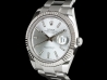 Rolex Datejust II 41 Argento Oyster Silver Lining - Full Set  Watch  126334